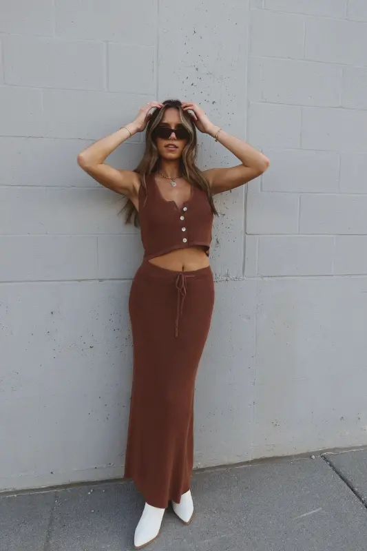 Janina Knit Midi Set